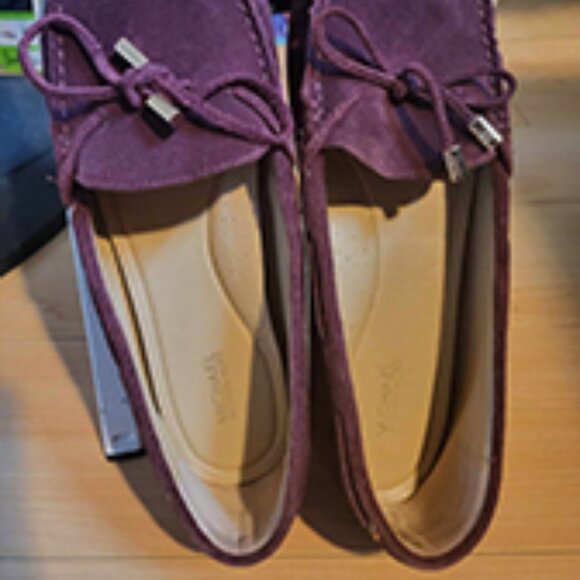 Michael MICHAEL KORS Sutton Moc Bow Moccasins Shoes, Oxblood color in Size 9 - Picture 2 of 8